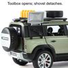 AAYE1 1:24 Scale Land Rover Defender 110 Range Rover Car Model Toy Metal Diecast Shock Absorption Cross-Country Vehicles Boys Presents