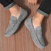 Spring and Autumn Men's Slip-on Lazy Shoes Korean Style Nubuck Leather Casual Fashion Men's Shoes Leather Shoes