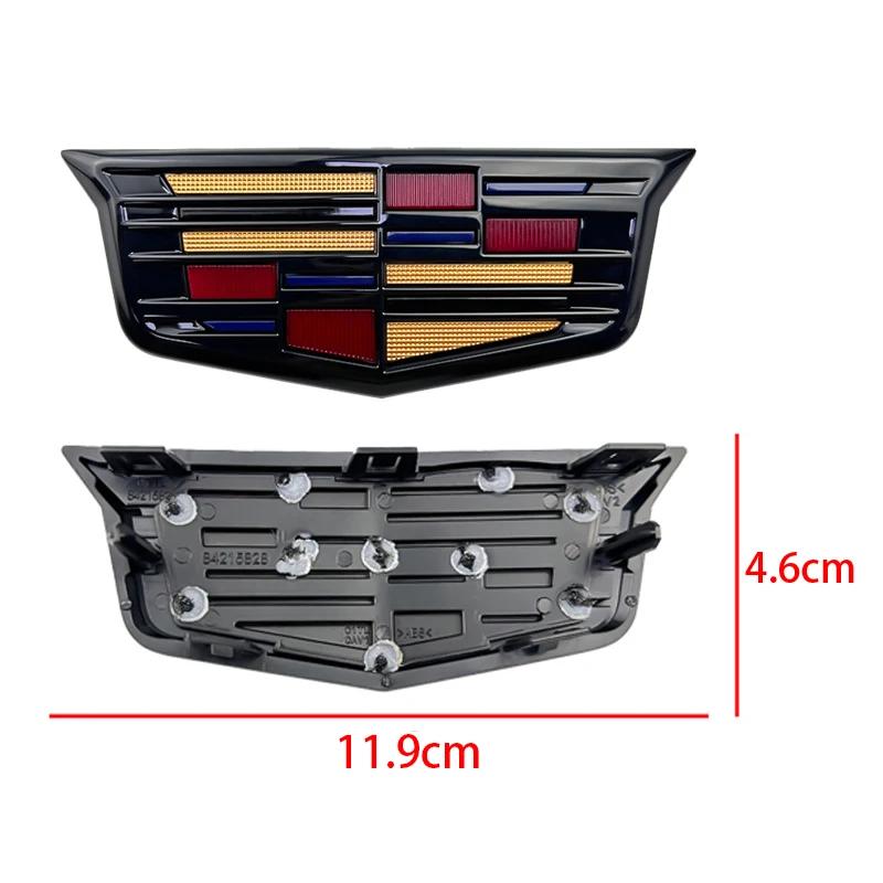 

2Pcs 19.3x7.5cm 11.9x4.6cm 3D Car Emblem Logo Stickers For Cadillac XT6 Front Rear Center Trunk Badge Exterior Accessories XT6