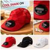 Summer USB Rechargeable Fan Hat Adjustable Outdoor Baseball Cap with Three-Speed Fan for Adult Men and Women Sun Protection Breathable Mesh