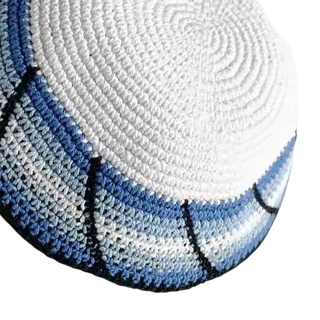 Kippah Muslims Men Namaz Prayer Hat Traditional Islamic Kufi Hat Eid Gift Crocheted Muslims Men Prayer Hat