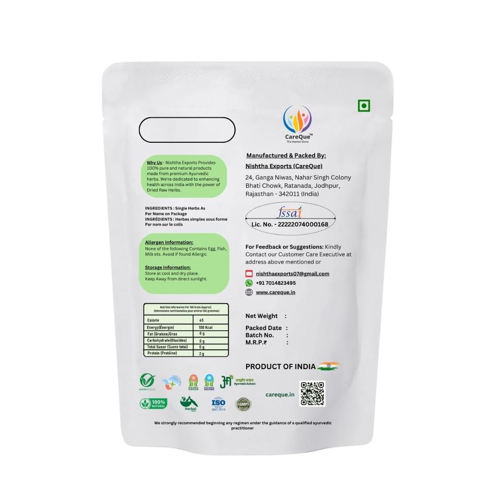 CAREQUE Bargad Ki Dadhi Powder - Bad Ki Jatayen - Bar Ki Dari - Badh Ki Dadhi - Banyan (Aerial Roots) - Ficus Benghalensis 50 Gram