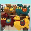 Chinese Style Horse Plush Pillow With Pp Cotton Fill For Lunar New Year Decor And Gift