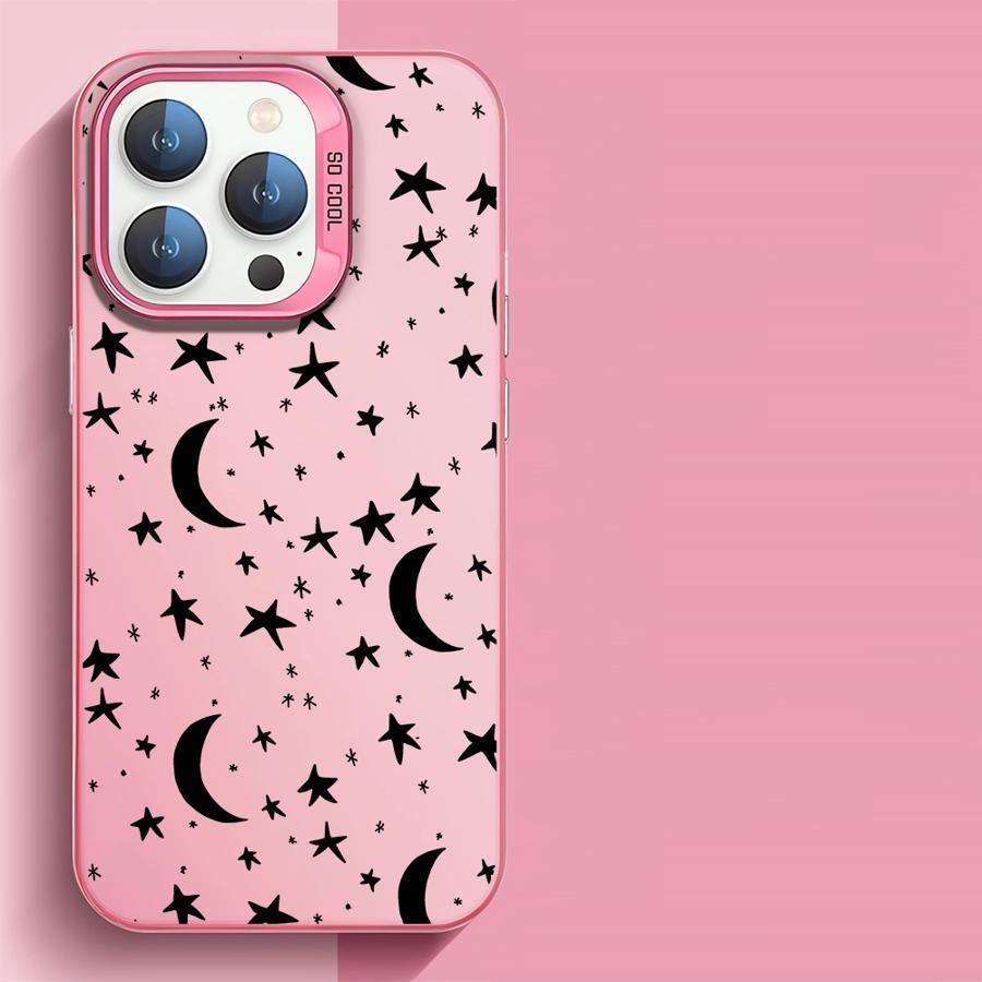 Five Pointed Star Case for OPPO A15 A17 A37 A53 A55 A57 A38 A74 A76 A78 A94 A98 Reno 7 8T 5G 7Z 10 Pro Capa Cover