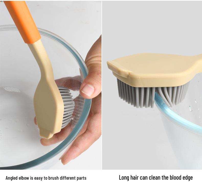 Silicone Non-stick Pot & Pan Cleaning Brush