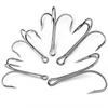 PROBEROS 4X Treble Fishing Hook High Carbon Steel Hook 6/0#-10/0# Fishhooks Fishing Tackle 10pcs/bag