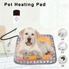 30-50°C Waterproof Adjustable Electric Blanket Pet Heating Pad With Timer Anti-bite Tube  Cat Dog Heated MatSleeping Supplies