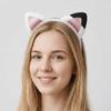 Korean Style Cat Ears Headband Thin Hair Hoop Funny Headwear  Gift
