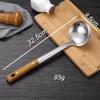 3Pcs/Set Stainless Steel Imitation Wood Grain Handle Spatula Leaky Shovel Spoon For Kitchen Light For Cooking Kitchen Tools
