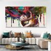 Abstrakte Leinwandkunst Wandmalereien Liebespaar Moderne Wandposter und Drucke Porträt-Leinwanddrucke für Wohnzimmer Cuadros