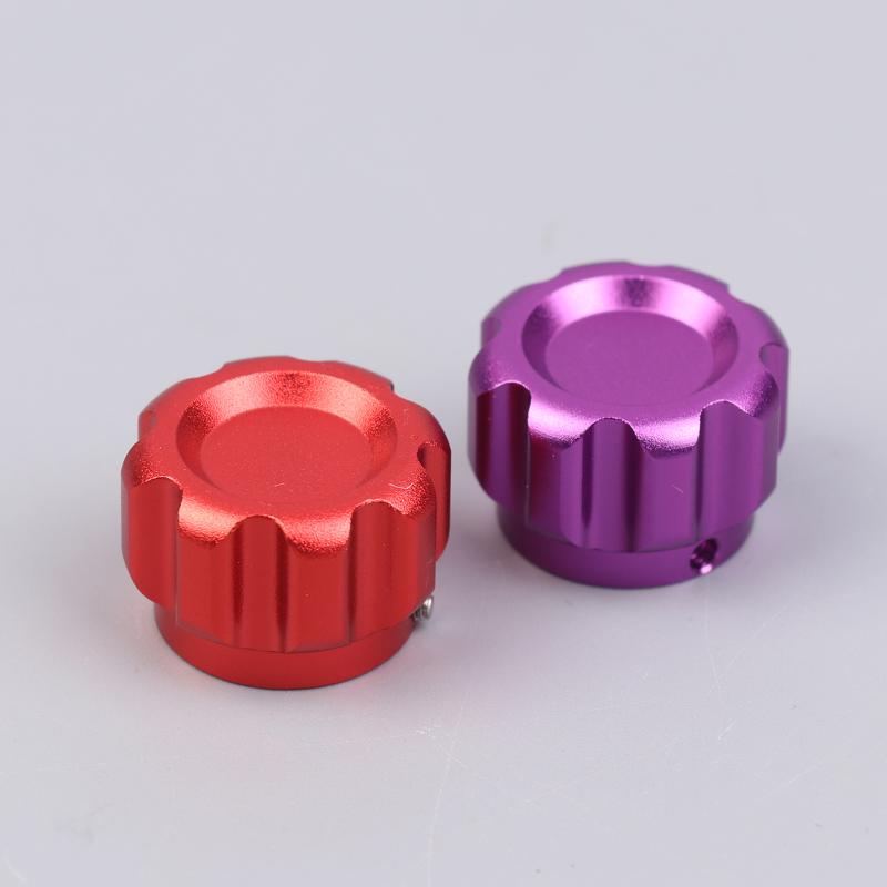 Simulator-Taste 20mm Metallknopf 6mm Löcher für Lenkrad-Upgrade Rennkonsole DIY-Spielumgebung