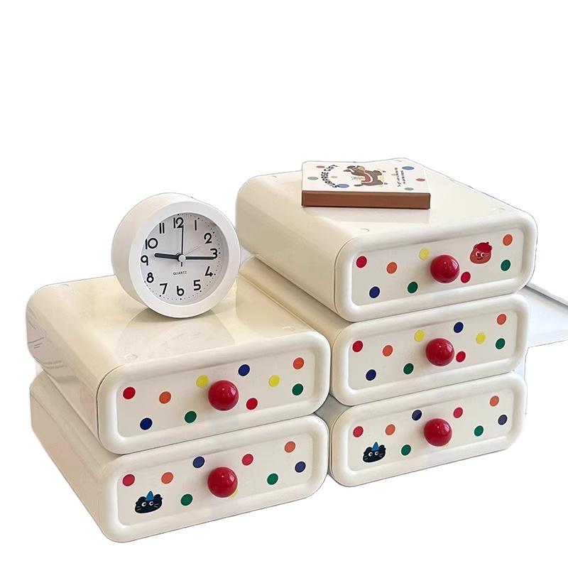 Desktop Drawer Box Household Cosmetics Drawer-type Storage Box, Student Dormitory Storage Box