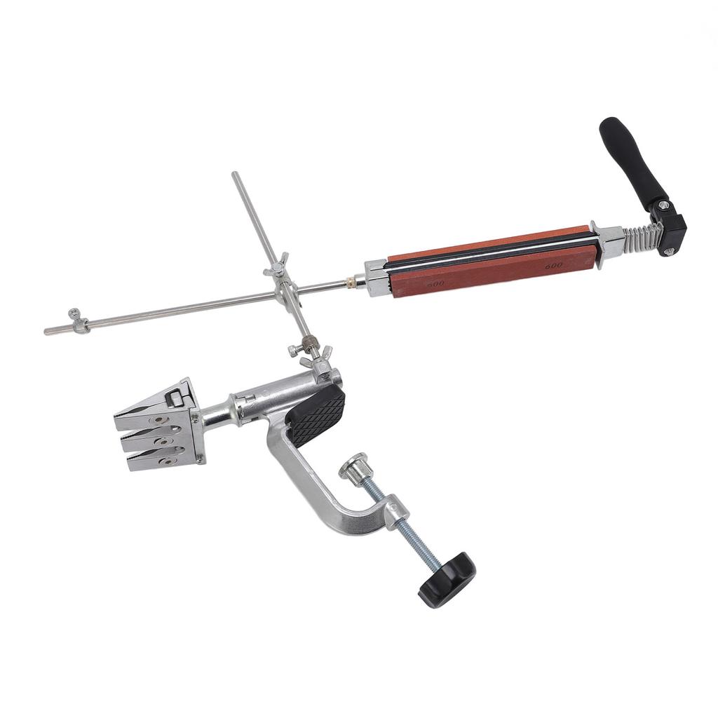 Festwinkel-Schärfer mit 8 Schleifsteinen 360-Grad-Klappfunktion Professionelles Schärfsystem für die Küche