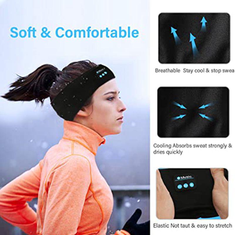 Wireless Bluetooth Music & Sleep Headband with Eye Mask