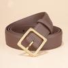 Leather Belt Women'S Versatile Needle Buckle Simple Personality With Jeans Texture Belt Casual Niche Belt