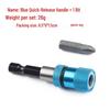 65mm Adjustable 1/4 Screwdriver Bit Holder, Carbon Steel Extension Bar, Quick Release