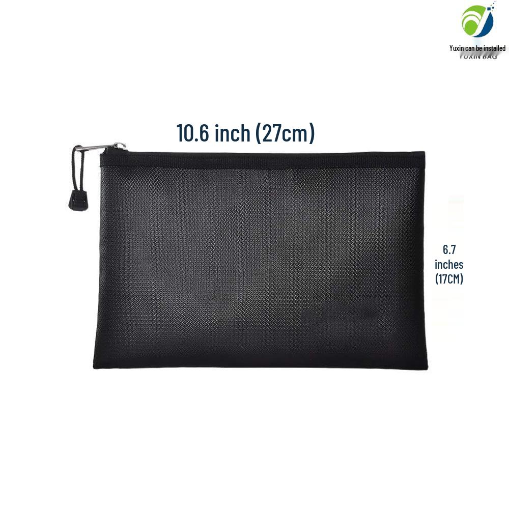 

Силиконовый огнеупорный и водонепроницаемый пакет для хранения документов на молнии, 10,6 x 6,7, кошелек для монет - большой Universal