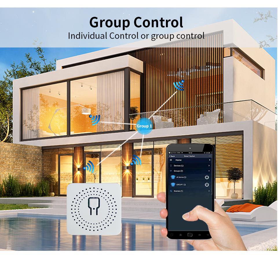 Cozylife Smarter WiFi-Schalter mit Alexa-Sprachsteuerung und App-Fernzugriff für Hausautomation