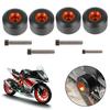 Motorcycle Front Rear Fork Wheel Frame Slider 4pcs DUKE 390 (13-15) DUKE 125/200 RC 390 2014-2015 RC 125/200 Crash Protector Pads