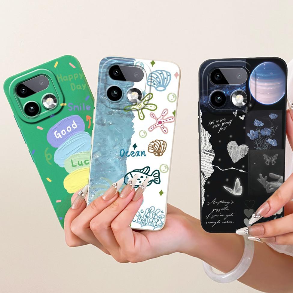 For Realme 16 Pro Plus Case Cover Cute Kawaii Luxury Fashion Flowers Painted Silicone Casing For Realme RMX5131