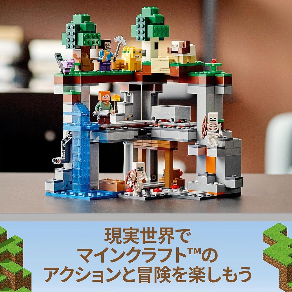 LEGO Minecraft First Adventure Set 21169 Toy for Boys and Girls Ages 8 and Up