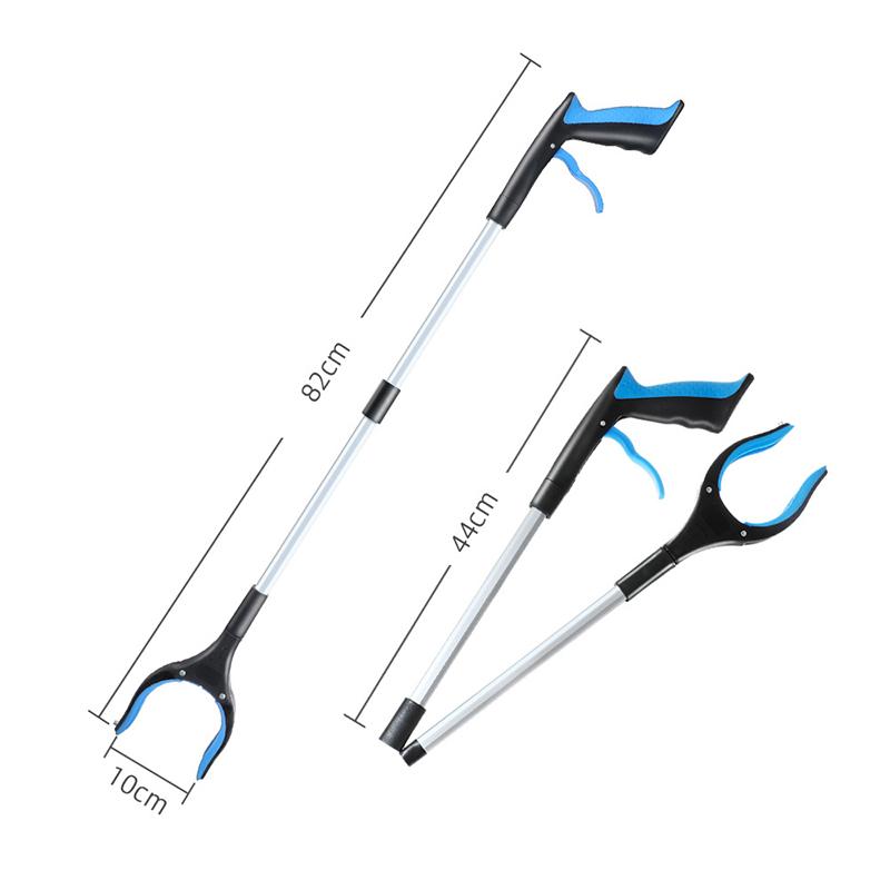 Складной удлинитель захвата Ручной инструмент Мусорные захваты Сборщики Складной мусорный захват Захват Инструменты для сбора мусора синий