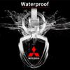 Car Accessories 3D Metal Key Rings Car Logo Emblems Keychain For Mitsubishi ASX Lancer Pajero Outlander L200 EVO Lancer EX