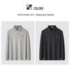 Montagut Men's 100% Cotton Long-Sleeve Polo Shirt