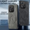Leather Texture Wireless Charging Magnetic Case For Honor 400 Lite Honor400Lite 5G ShockProof Phone Cover