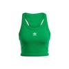 (WMNS) Adicolor Classics 3-Stripes Short Tank Tops 'Green' Women's IK6586
