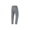 Li Ning Série Fitness Couleur Unie Jambe Droite Évacuation de l'Humidité Séchage Rapide Pantalon de Sport Tricoté Homme Pantalon Gris Ombre AYKU459-2