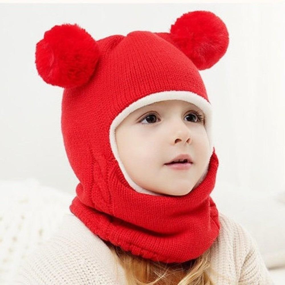 4 In1 Children Windproof Hooded Hat Coldproof Kids Windproof Hat  Autumn Winter