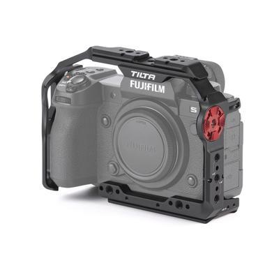 TILTA Vollkamerakäfig für Fujifilm X-H2S, 1/4”-20 Gewinde, Rosettenanschluss, Cold Shoe Receiver TA-T36-FCC-B