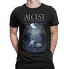 Men's French ALCEST Band  T Shirts  Pure Cotton Clothing Vintage Short Sleeve O Neck Tees Plus Size T-Shirt