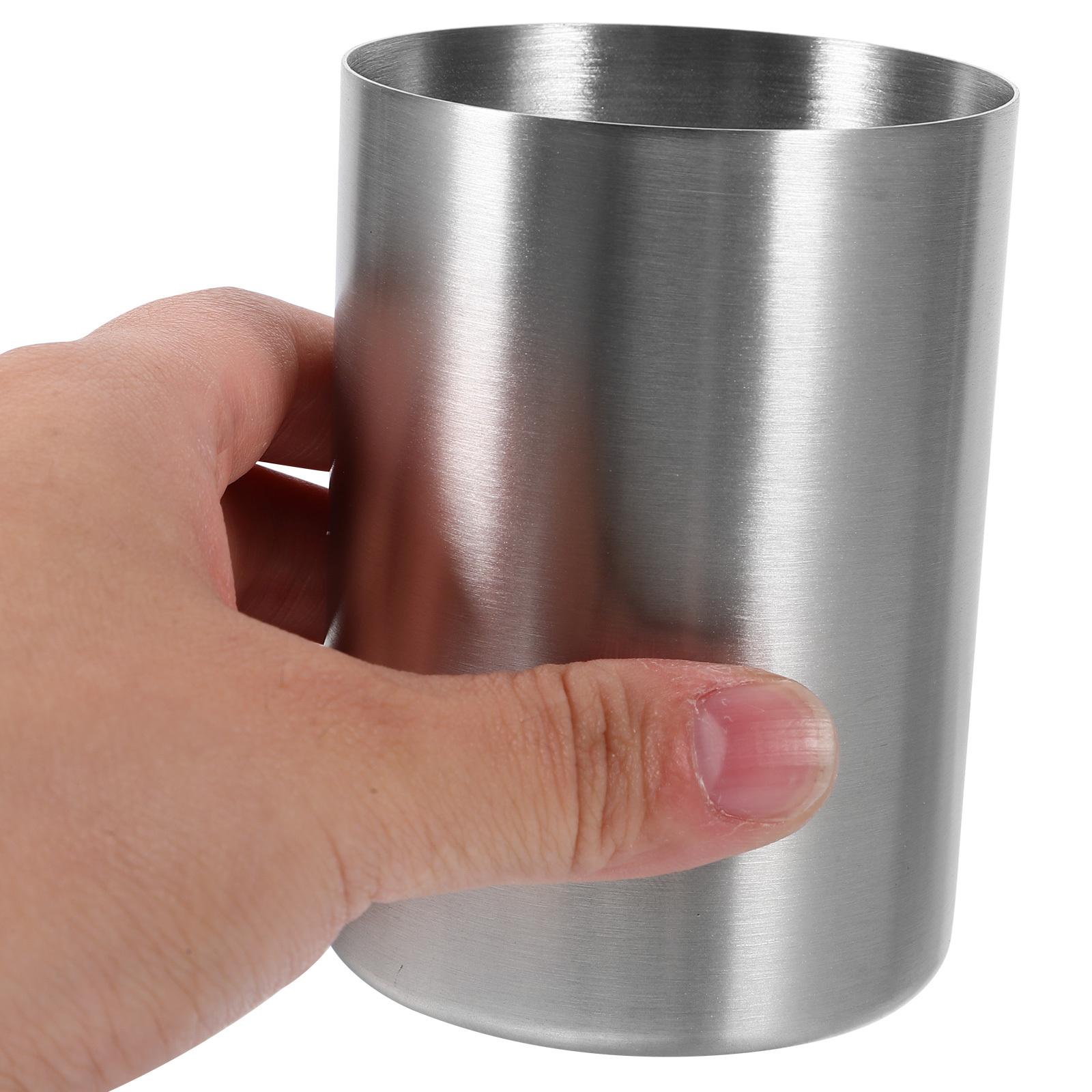 

300Ml Stainless Steel Travel Tumbler Silver Functional Cup for Home Office Outdoor Party Bathroom Juice Beer Water Mug other