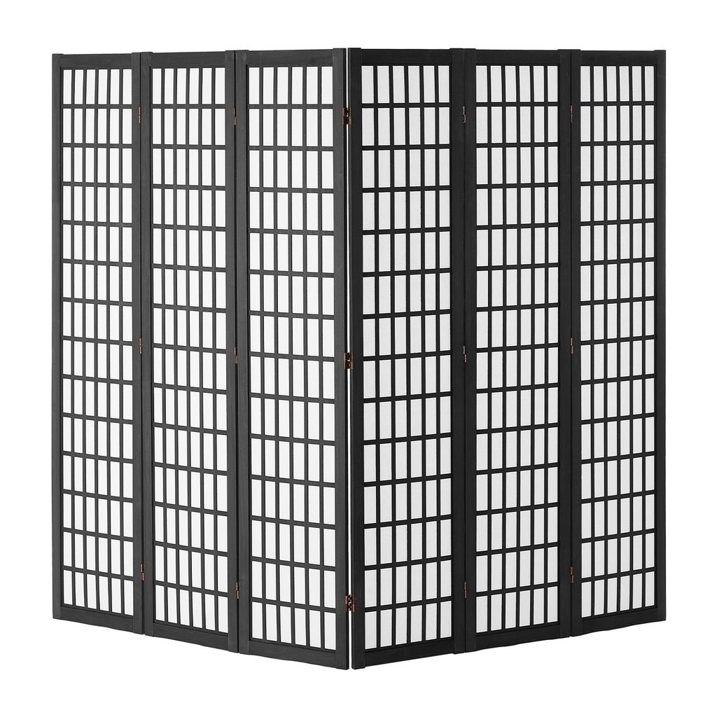 VEVOR Room Divider, 6 Panel Japanese Room Divider, Folding Privacy Screen Indoor, Portable Partition Dividers and Decoration Screens