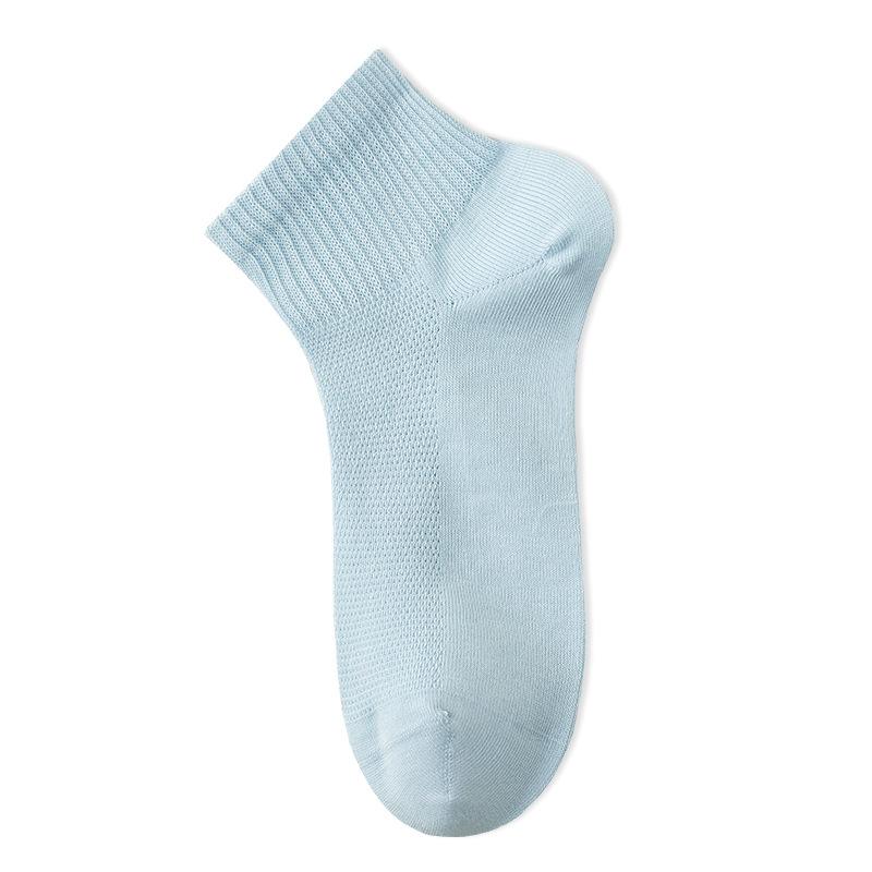 Bai Mian Socks, Boneless Spring and Summer Mesh Short Socks, Mid-calf Socks, Sweat-absorbing Women's Summer Thin Socks