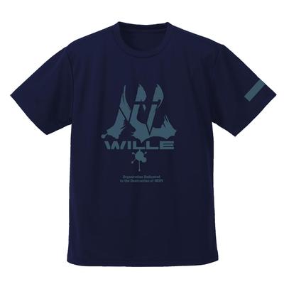 COSPA EVANGELION WILLE Suché NAVY Velikost M [Oficiální] Tričko