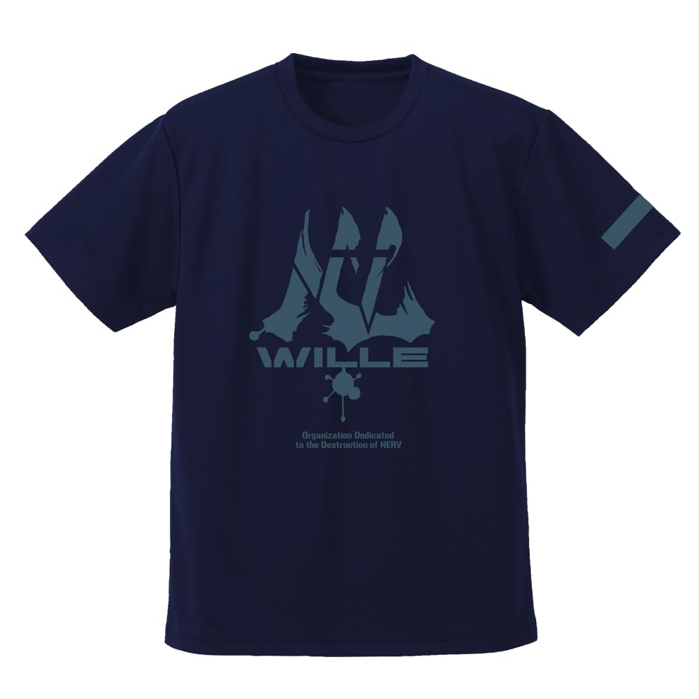 

COSPA EVANGELION WILLE Dry NAVY XL Size [Official] T-Shirt