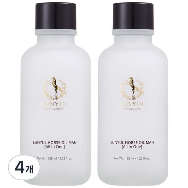 

Eunyul Horse Oil Mens All-in-One, 125мл, 4 шт., лучшая мужская косметика Кореи