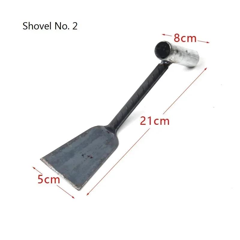 

Digging Soil Weeding Shovel Old-Fashioned Forging And Planting Tools Household Loosening Shovel Shovel Household Garden Tools