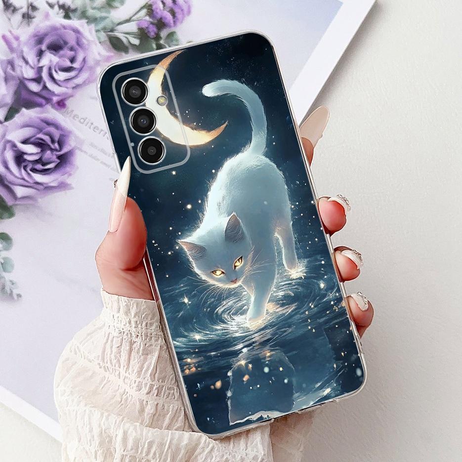 For Samsung Galaxy A13 M13 4G Case SM-A135F SM-M135F New Luxury Cover Soft Silicone Case For Samsung A13 M23 5G A136B M236B Bags