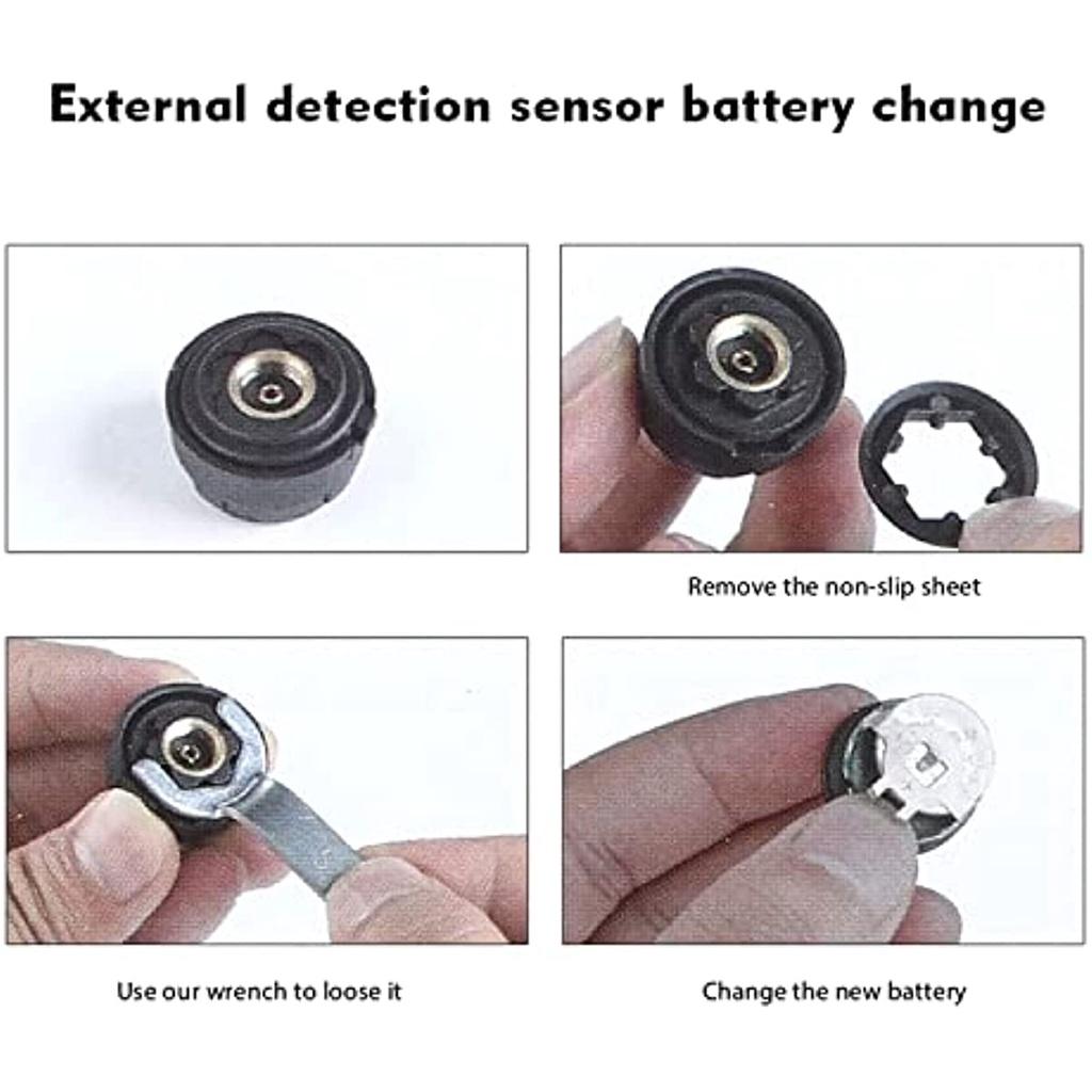 Wireless Solar Power Tire Pressure Monitoring Systems With 4 External Sensors Real Time Pressure And Temperature Alarm Auto Safety Monitor For Truck