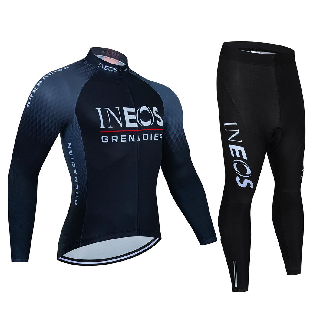 2026 Ineos Grenadier Conjunto de Maillot de Ciclismo de Otoño Manga Larga Secado Rápido Ropa de Bicicleta MTB Maillot Ropa Ciclismo Bicicleta de Carretera Ropa Deportiva