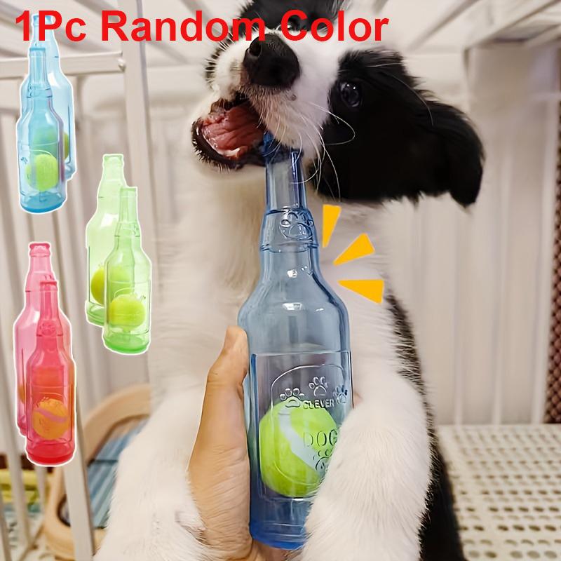 

1pc Durable Dog Chew Toy, Thermoplastic Squeak Toy for Medium Breeds, Solid Pattern for Dental Health, Interactive Pet Play