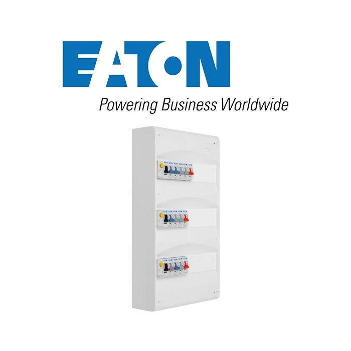 Tableau Électrique - EATON - 3 Rangées - 13 Disjoncteurs - Blanc - Intérieur
