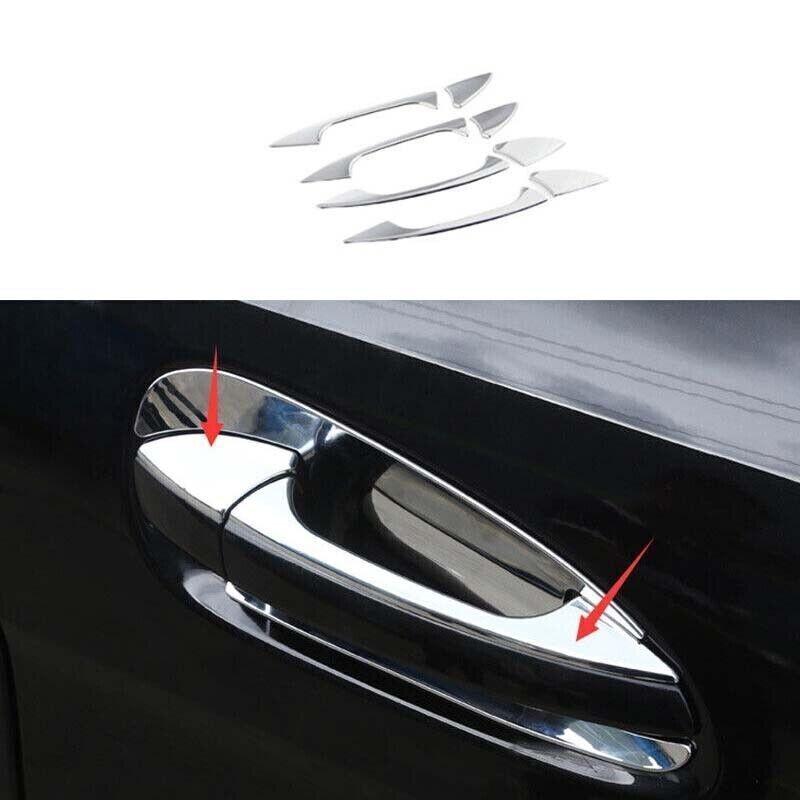 Fit For Benz GLK 2009-2015 Chrome Cover Trim Exterior Side Door Handle ABS 2PCS