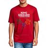 Unisex T-Shirt Reise Unisex T-Shirt King Gizzard And Lizardwizard Drucke Weiches Entspanntes Passform T-Shirt Minimalistisches Übergroßes T-Shirt