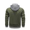 Removable Single-layer Breathable Fabric Men's Baseball Uniform Jacket with Hood