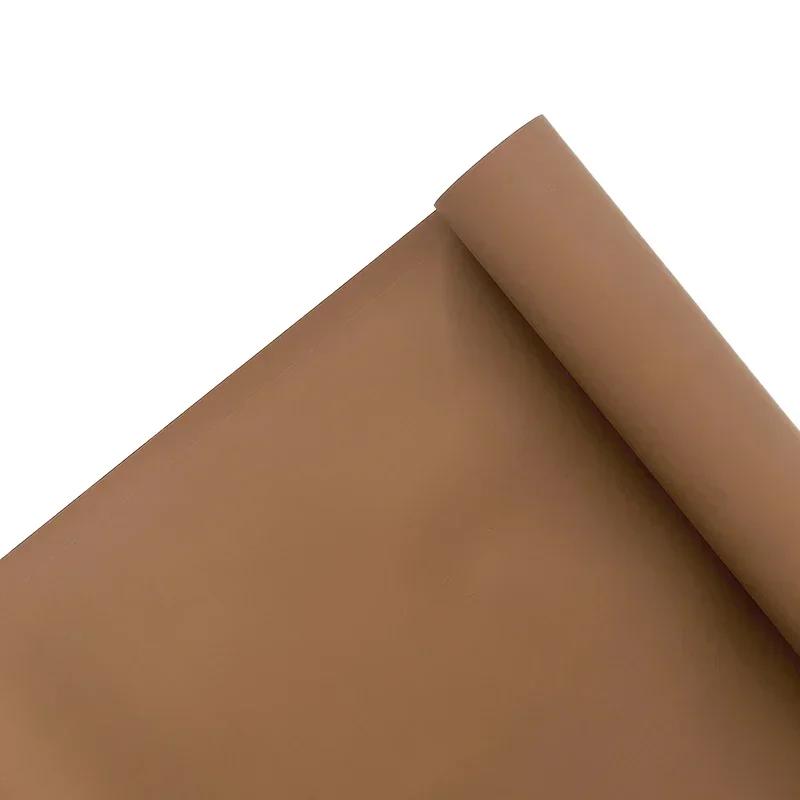 58cmX11yards Plain Porcelain Matte Floral Paper Flower Bouquet Solid Color Floral Page Flower Material Waterproof Packaging Film